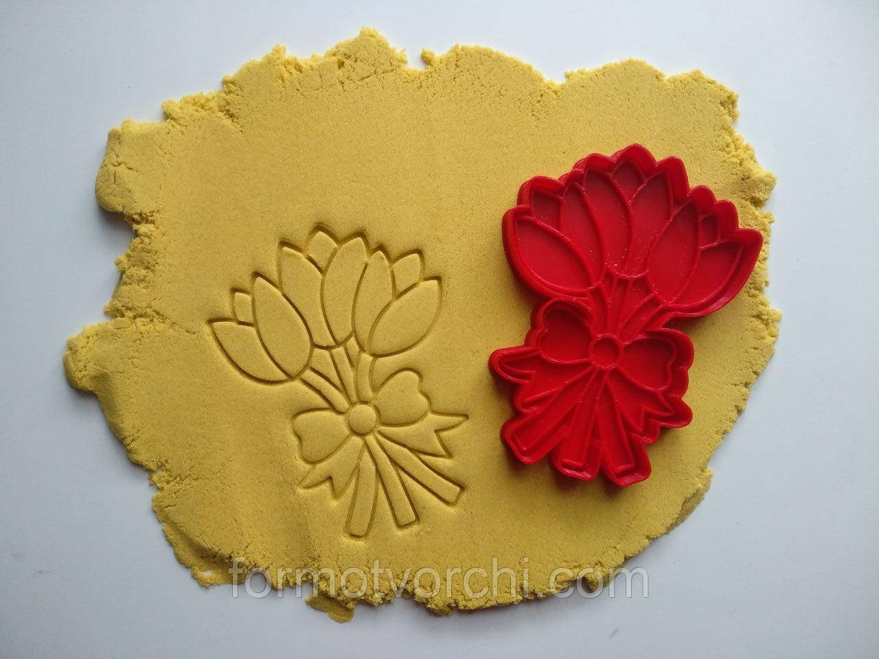 3D-формочки-вирубки для пряників "Тюльпан 10"