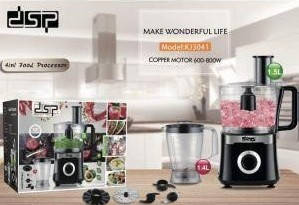 Кухонний комбайн DSP KJ 3041 800W електричний блендер чорний, фото 3