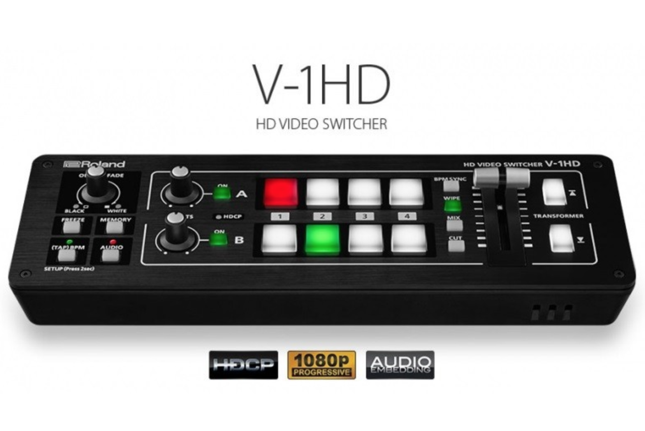 Відеопульт Roland V-1 HD в оренду Київ техніка для трансляції