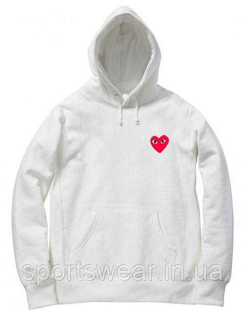 Кенгуру Play Comme des Garcons Світшот з капюшоном CDG Толстовка з принтом CDG КДГ (чоловіче, жіноче,) Кофта