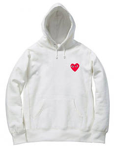 Кенгуру Play Comme des Garcons Світшот з капюшоном CDG Толстовка з принтом CDG КДГ (чоловіче, жіноче,) Кофта