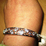 Шикарний браслет із білими фіанітами від студії LadyStyle.Biz, фото 4