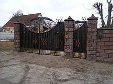 Ворота ковані Бетман, фото 3