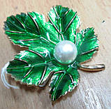 Яскрава брошка кленовий листочок від студії LadyStyle.Biz, фото 7