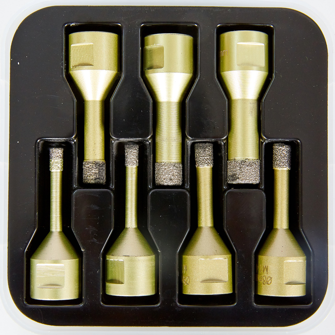 Набір Diamond-Bonterset M 14 для свердління з кутошліфувальною машиною Dewe із 7 штук, фото 1