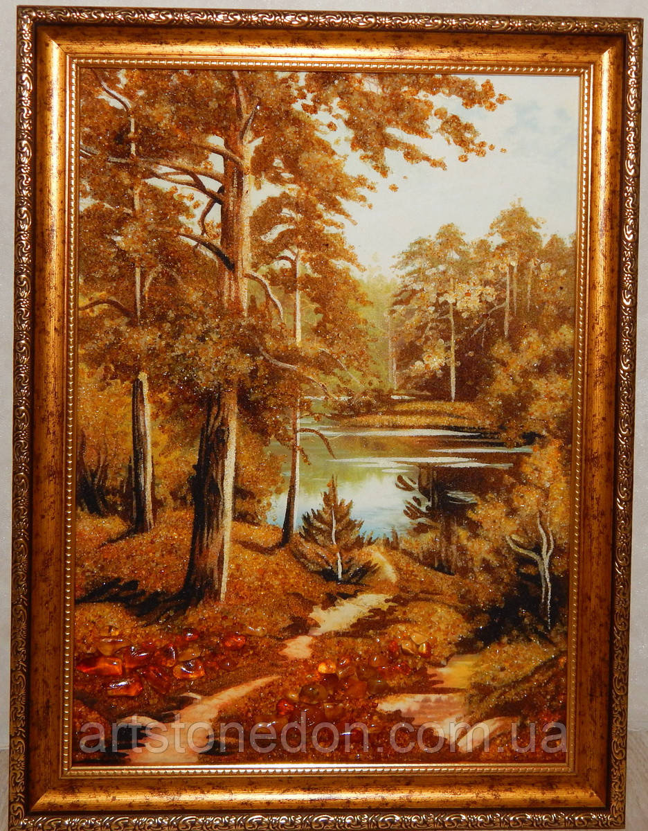 Картина з бурштину Пейзаж No15, фото 1