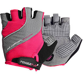 Велорукавички PowerPlay 5023 Рожеві XS