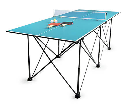 Складаний тенісний стіл Compact Table Tennis, ракетки та м'ячики в подарунок!, фото 1