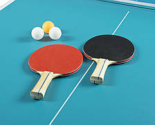 Складаний тенісний стіл Compact Table Tennis, ракетки та м'ячики в подарунок!, фото 4