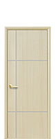 Межкомнатные двери Новый стиль Ника Silver с гравировкой ясень new ПВХ DeLuxe