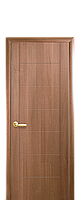 Межкомнатные двери Новый стиль Рина с гравировкой золотая ольха