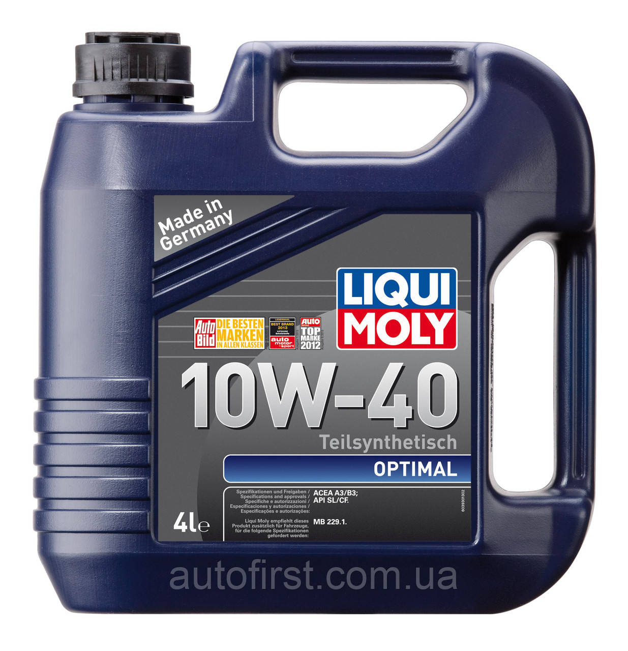 LIQUI MOLY Олія 10W40 Optimal (4L) (MB 229.1) , фото 1