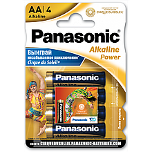 ТМ "PANASONIC" Елемент живлення Батарейки Alkaline Power AA LR06 (4 шт/уп)