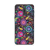 Силіконовий бампер для Samsung J8 Galaxy J810 з малюнком Східні візерунки