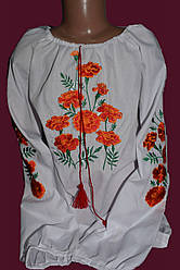 Вишиванка для дівчинки "Чорнобривці"