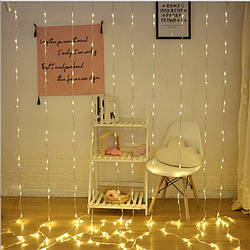 ОПТОМ Гірлянда Водоспад 2 м х 2 м, 240 LED (Штора, Завіса) асортимент