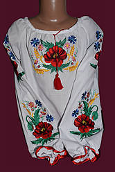 Українська дитяча вишиванка "Польовий віночок"