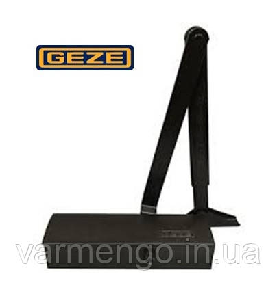 Доводчик дверей Geze TS 1500 колінна тяга (EN 3-4), чорний.