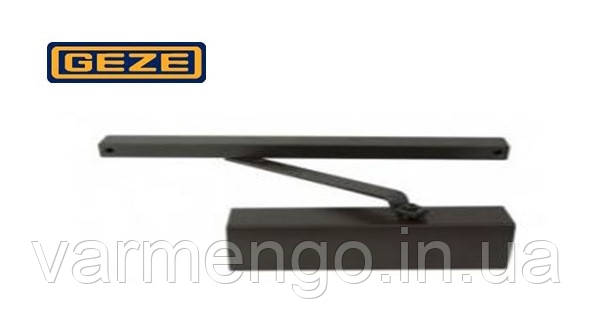 Доводчик дверей Geze TS 3000V тяга (EN 1-4), чорний.