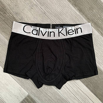 Труси чоловічі боксери бавовна Calvin Klein, розмір M (46-48), чорні, 03389