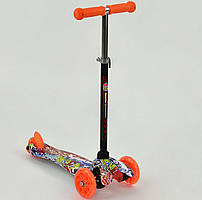 Самокат Best Scooter А 24699/779-1289 MINI 3 колеса світло, PU, трубка керма алюмінієва, у коробці