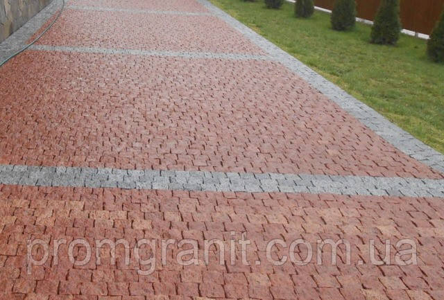 Брусчатка гранитная колотая красная: продажа, цена в Житомире ...