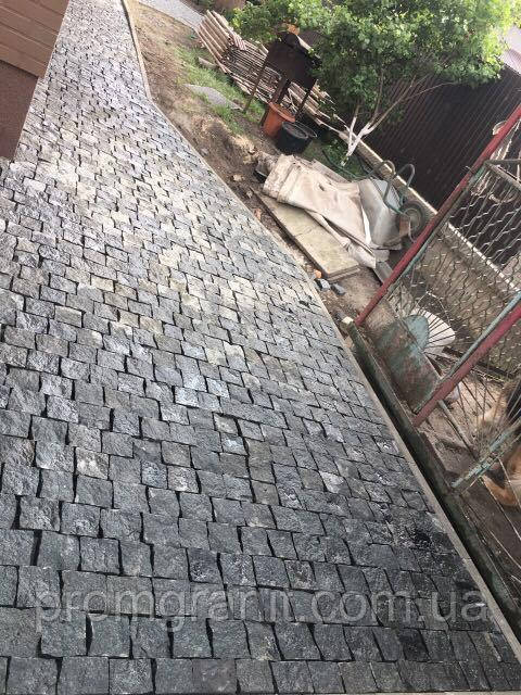 Бруківка пиляно-колота гранітна сіра, фото 1