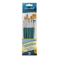 Набір кистей Lefranc & Bourgeois Multi Brushes Set, синтетика, 6 шт