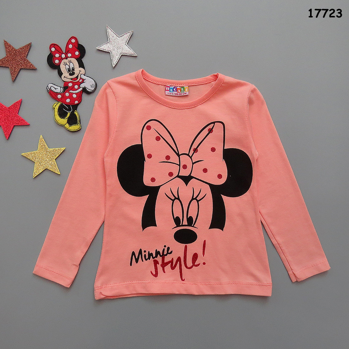 Кофта Minnie Mouse для дівчинки. 86-92; 122-128 см