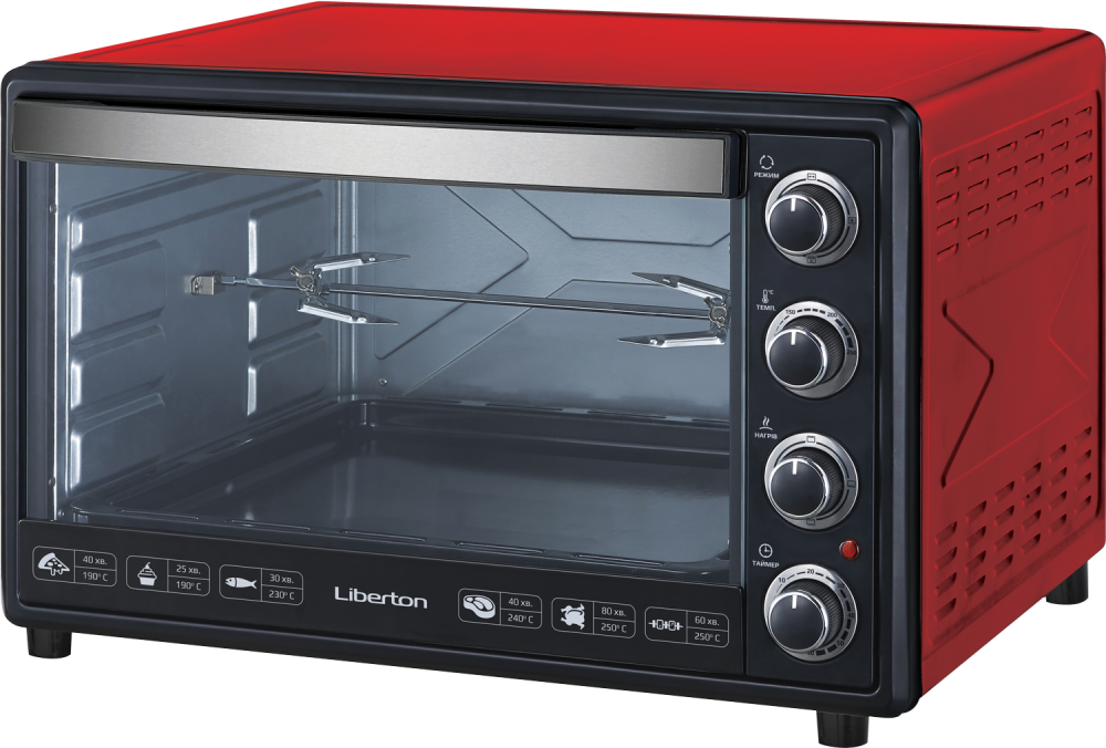 Електродуховка Liberton LEO-650 Red 65 л.