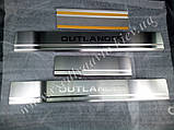 Захист порогів - накладки на пороги Mitsubishi Outlander III/III, FL *2012-/20 з 2013 р. (Standart), фото 2