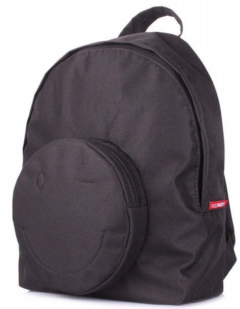 Рюкзак  POOLPARTY smile-backpack-black 10 л черный, фото 1