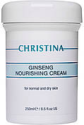 CHRISTINA Ginseng Nourishing Cream — поживний крем із женьшенем для нормальної шкіри, 250 мл