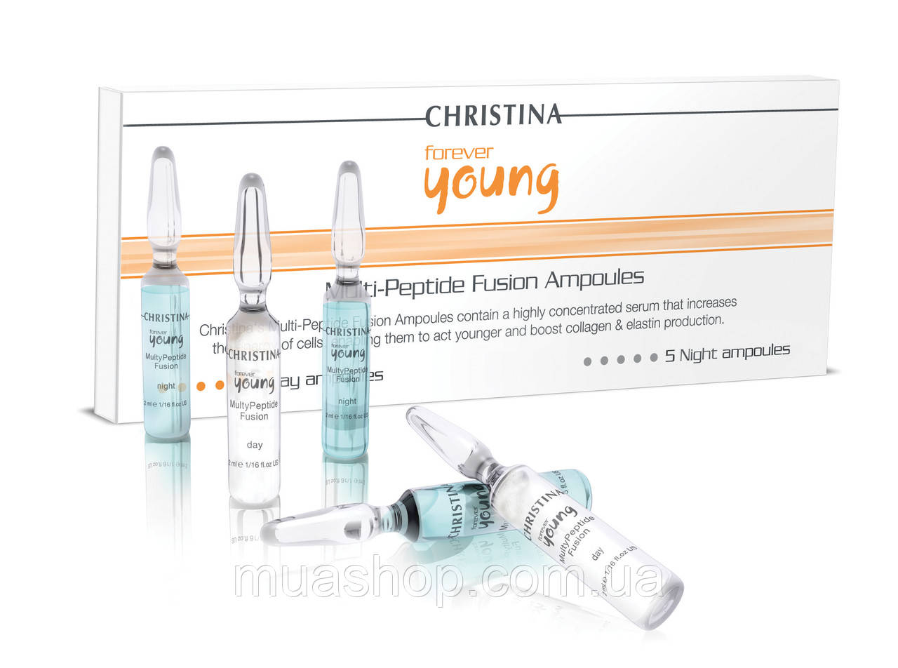 CHRISTINA Forever Young-Multi-Peptide Ampoules kit — Набір мультипептидних ампул (5 день,5 ніч)