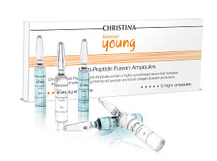 CHRISTINA Forever Young-Multi-Peptide Ampoules kit — Набір мультипептидних ампул (5 день,5 ніч), фото 2