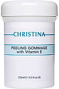 CHRISTINA Peeling Gommage with vitamin E — Пілінг-гомаж із вітаміном Е для всіх типів шкіри, 250 мл