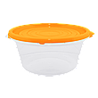 Набір контейнерів для харчових продуктів "Омега" круглих 0,44 л. (3 шт.), фото 6