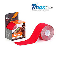 Кінезіотейп Tmax Cotton Tape 5cm X 5m (червоний)