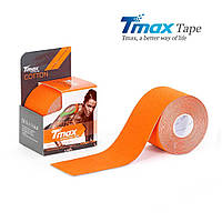 Кінезіотейп Tmax Cotton Tape 5cm X 5m (жовтогарячий)