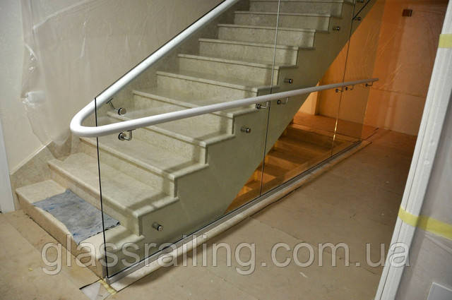 Скляне огородження сходів Скляне огородження сходів