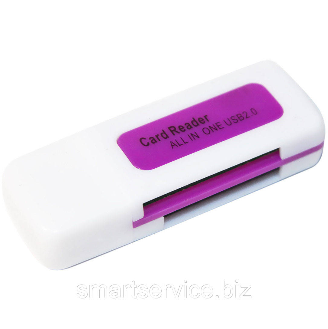 USB Card Reader зовнішній для карт MicroSD, SD, M2