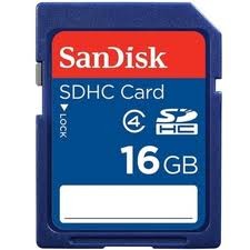 SDHC class 4 SanDisk 16Gb