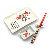 Посуд у східному стилі для суші, ролів