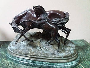 Скульптура Коня 19 століття Німеччина, фото 2