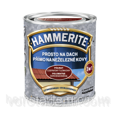 Фарба за цинкою "Hammerite" цегляна 0,7 л. (Польща)
