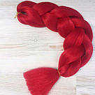 ❤️ Канікалон коса ❤️ для брейд, кос і зачісок червоний, фото 4