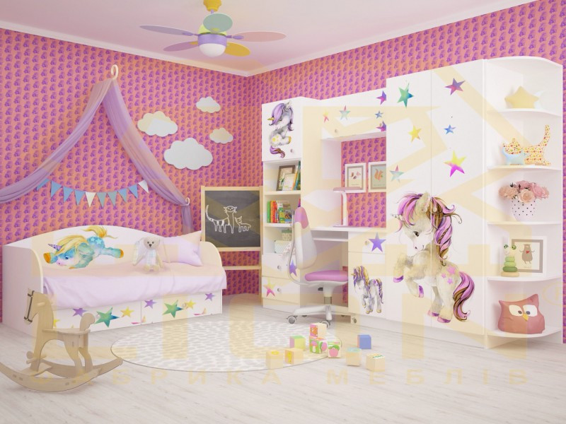 Детская "Малятко" (стенка + кровать) - купить по лучшей цене в ...