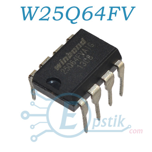 W25Q64FV, мікросхема пам'яті 64-Mbit, DIP8