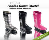 Жіночі гумові чоботи Walk Maxx (Німеччина) три кольори, фото 2