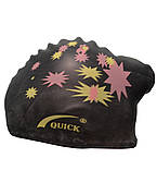 Шапочка для плавання для довгого волосся - KW (Чорна)